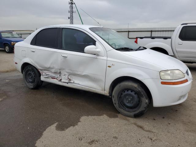 KL1TD56636B676070 - 2006 CHEVROLET AVEO BASE WHITE photo 4