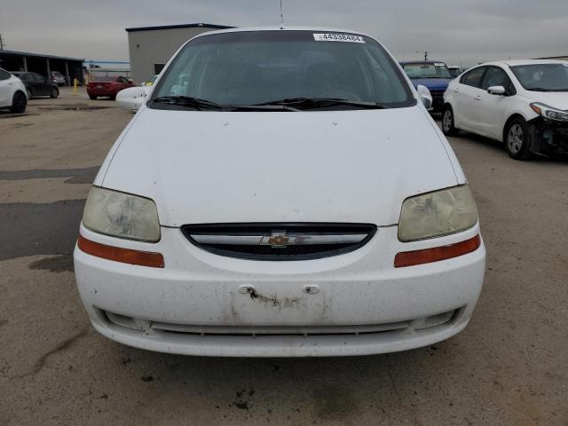 KL1TD56636B676070 - 2006 CHEVROLET AVEO BASE WHITE photo 5