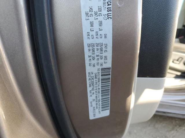 2C4RC1BG9HR777423 - 2017 CHRYSLER PACIFICA TOURING L TAN photo 13