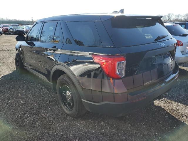 1FM5K8AB0MGA65549 - 2021 FORD EXPLORER POLICE INTERCEPTOR Սև լուսանկար 2