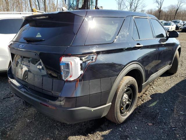 1FM5K8AB0MGA65549 - 2021 FORD EXPLORER POLICE INTERCEPTOR Սև լուսանկար 3