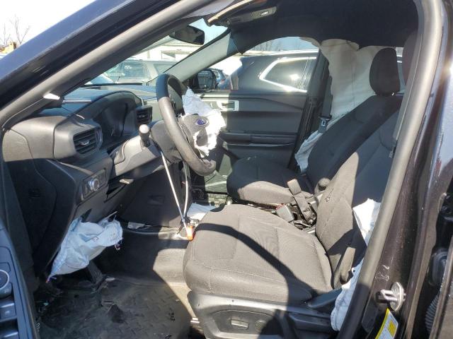 1FM5K8AB0MGA65549 - 2021 FORD EXPLORER POLICE INTERCEPTOR Սև լուսանկար 7