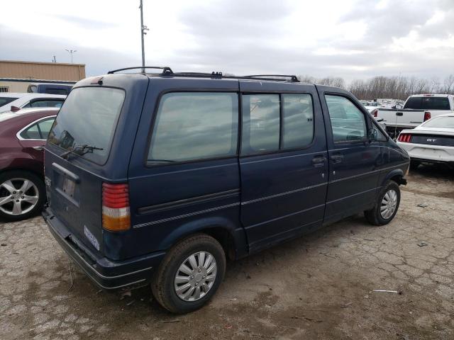 1FMCA11U8RZA35763 - 1994 FORD AEROSTAR BLUE photo 3