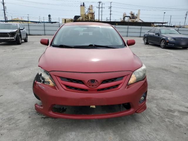 5YFBU4EE6DP075418 - 2013 TOYOTA COROLLA BASE RED photo 5