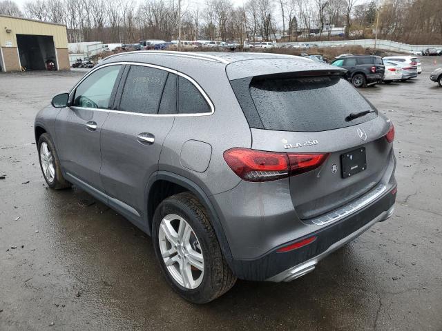 W1N4N4HB5MJ311643 - 2021 MERCEDES-BENZ GLA 250 4MATIC GRAY photo 2