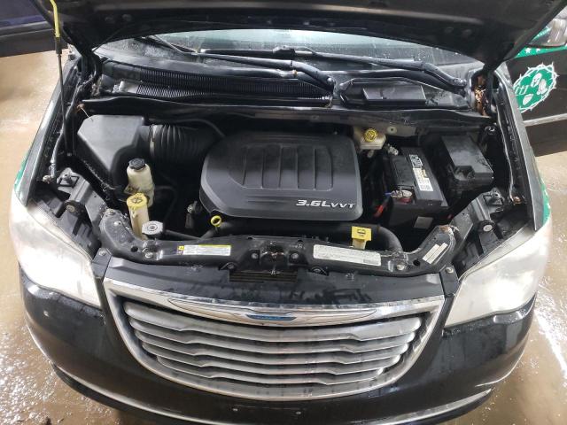 2C4RC1CG0CR270868 - 2012 CHRYSLER TOWN & COU TOURING L BLACK photo 12