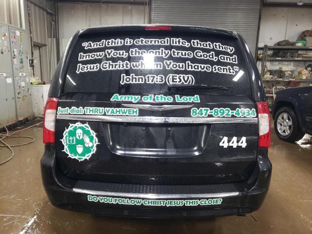 2C4RC1CG0CR270868 - 2012 CHRYSLER TOWN & COU TOURING L BLACK photo 6