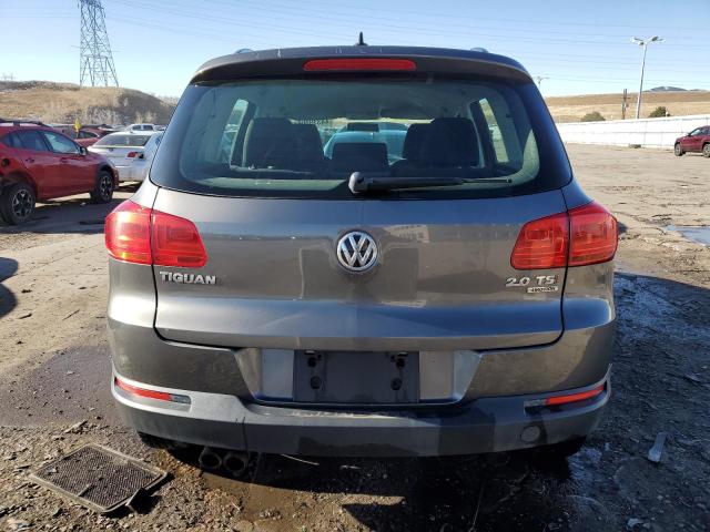 WVGBV7AXXFW512283 - 2015 VOLKSWAGEN TIGUAN S GRAY photo 6