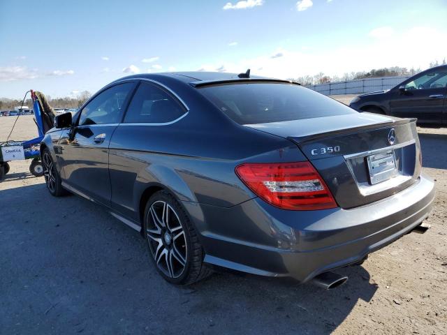 WDDGJ5HBXEG167842 - 2014 MERCEDES-BENZ C 350 GRAY photo 2