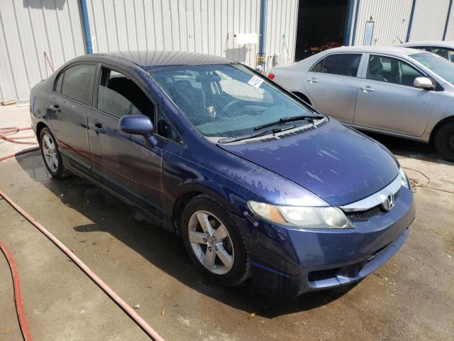 2HGFA16639H510765 - 2009 HONDA CIVIC LX-S أزرق صورة 4