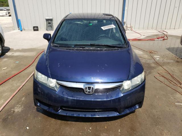 2HGFA16639H510765 - 2009 HONDA CIVIC LX-S أزرق صورة 5