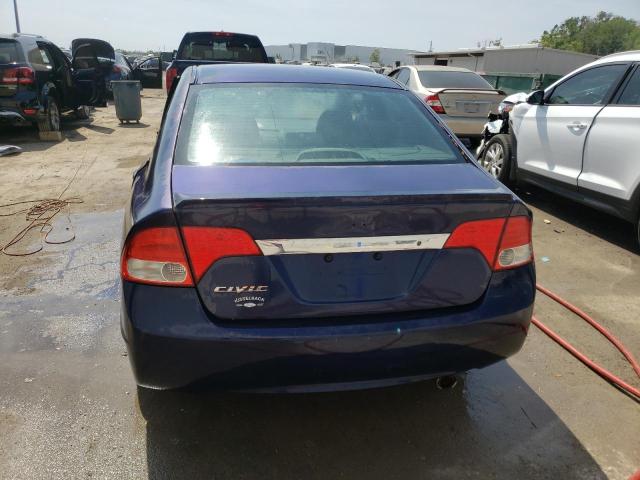 2HGFA16639H510765 - 2009 HONDA CIVIC LX-S أزرق صورة 6