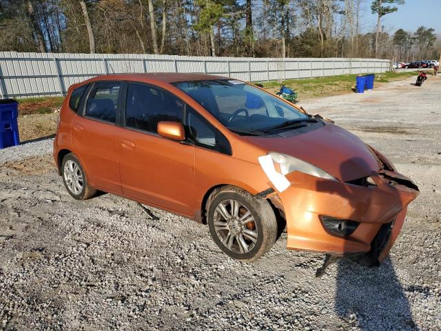 JHMGE8H51BC012995 - 2011 HONDA FIT SPORT ORANGE photo 4