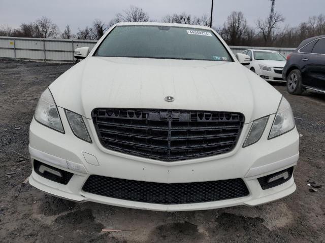 WDDHF8HB0BA444987 - 2011 MERCEDES-BENZ E 350 4MATIC WHITE photo 5