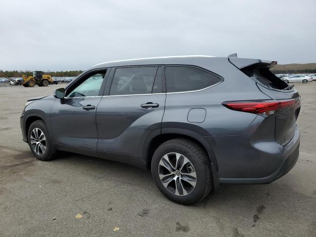 5TDGZRBHXLS022262 - 2020 TOYOTA HIGHLANDER XLE GRAY photo 2