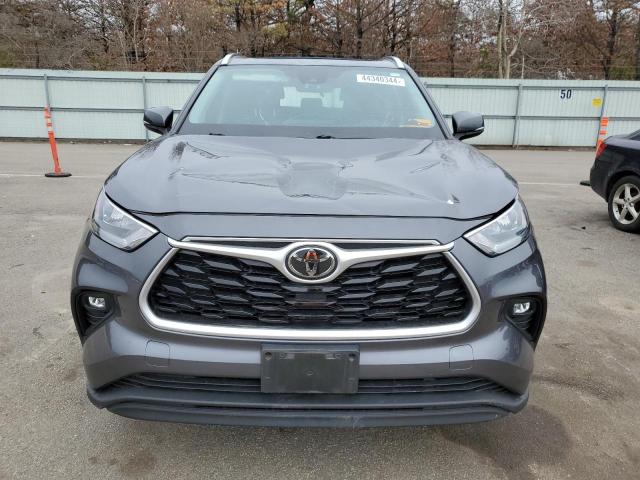 5TDGZRBHXLS022262 - 2020 TOYOTA HIGHLANDER XLE GRAY photo 5
