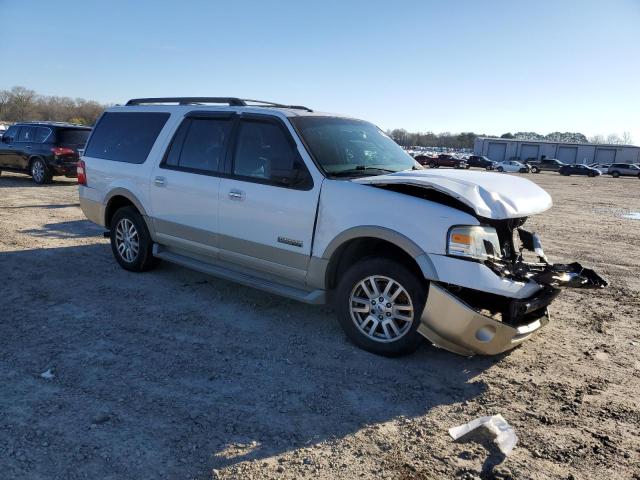 1FMFK175X7LA57872 - 2007 FORD EXPEDITION EL EDDIE BAUER WHITE photo 4