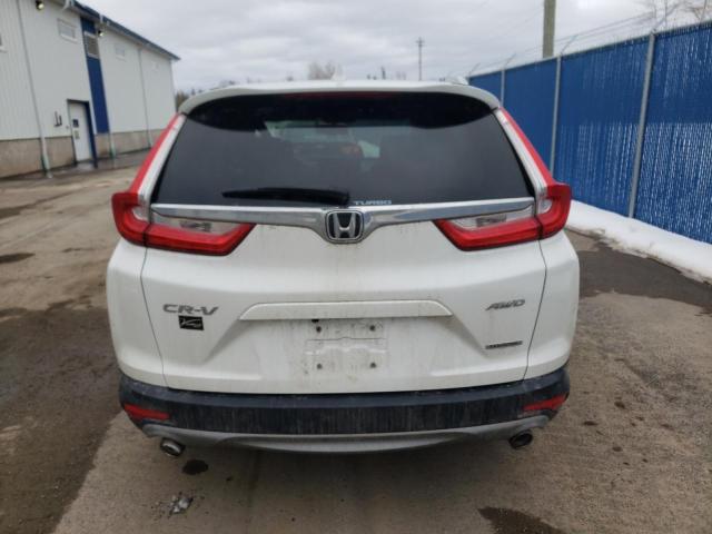 2HKRW2H90KH124411 - 2019 HONDA CR-V TOURING WHITE photo 6