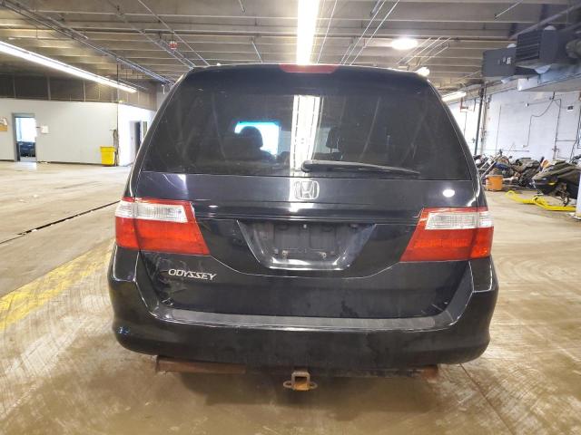 5FNRL38716B017918 - 2006 HONDA ODYSSEY EXL BLUE photo 6