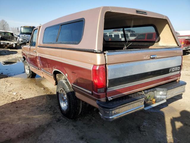 1FTEF15N0RLB57828 - 1994 FORD F150 BURGUNDY photo 2