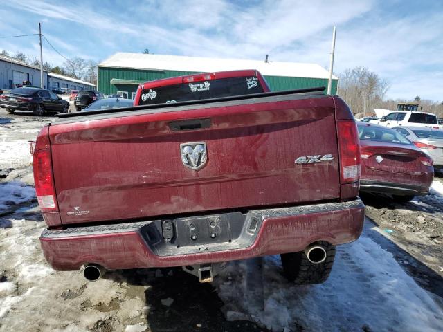 1C6RR7FT7KS507824 - 2019 RAM 1500 CLASS TRADESMAN BURGUNDY photo 6