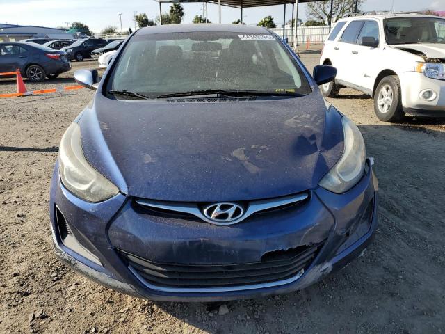 5NPDH4AE0GH738034 - 2016 HYUNDAI ELANTRA SE BLUE photo 5