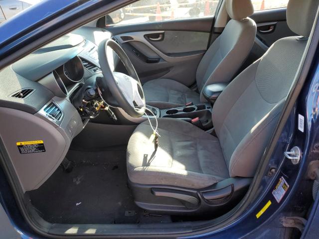 5NPDH4AE0GH738034 - 2016 HYUNDAI ELANTRA SE BLUE photo 7