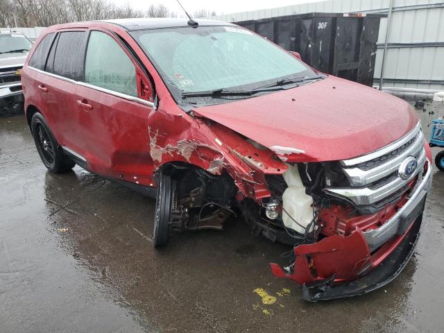 2FMDK4KC6BBA51638 - 2011 FORD EDGE LIMITED RED photo 4