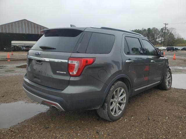 1FM5K7F80GGB80647 - 2016 FORD EXPLORER LIMITED GRAY photo 3