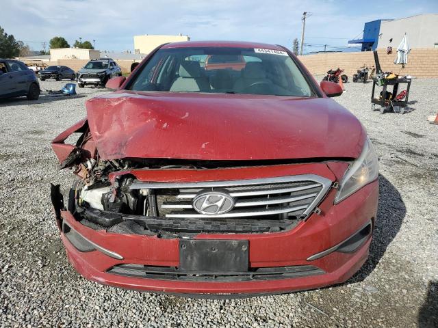 5NPE24AF5HH575218 - 2017 HYUNDAI SONATA SE BURGUNDY photo 5