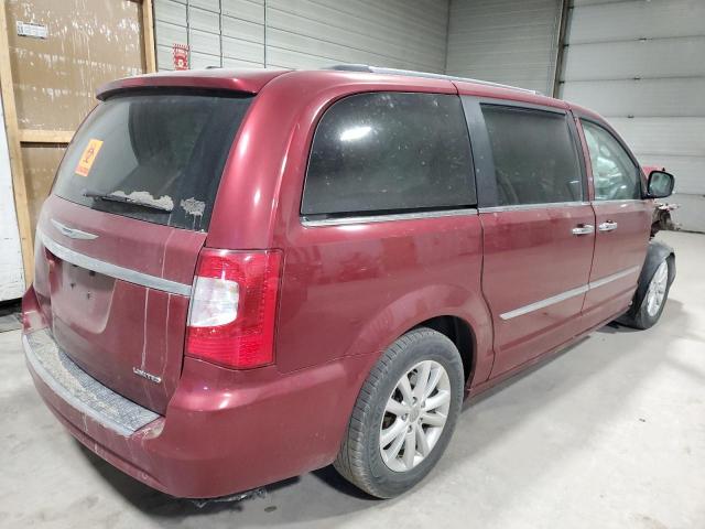 2C4RC1GG1GR247437 - 2016 CHRYSLER TOWN & COU LIMITED PLATINUM MAROON photo 3