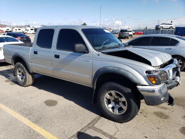 5TEGN92N32Z064968 - 2002 TOYOTA TACOMA DOUBLE CAB PRERUNNER SILVER photo 4