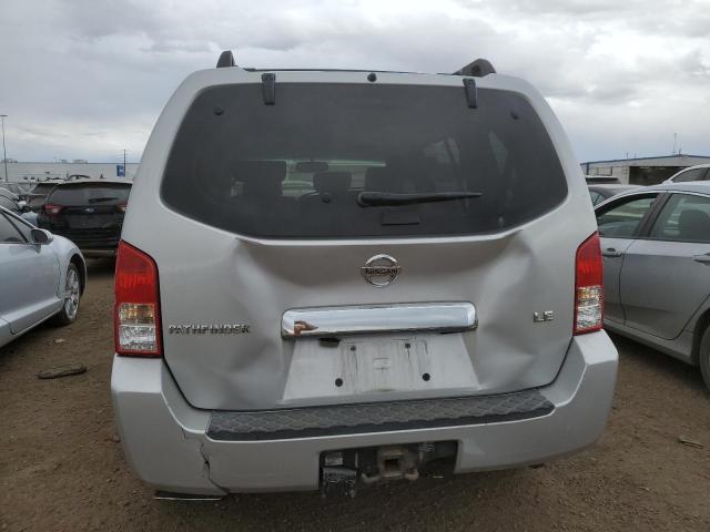 5N1AR18W86C634734 - 2006 NISSAN PATHFINDER LE SILVER photo 6