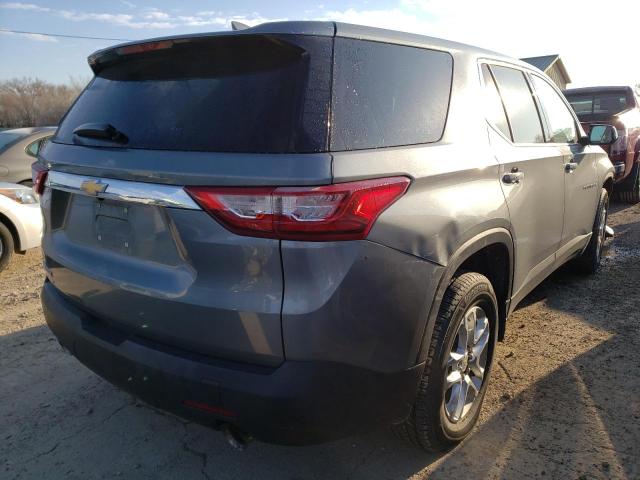 1GNERFKW5JJ167389 - 2018 CHEVROLET TRAVERSE LS GRAY photo 3