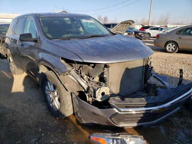 1GNERFKW5JJ167389 - 2018 CHEVROLET TRAVERSE LS GRAY photo 4