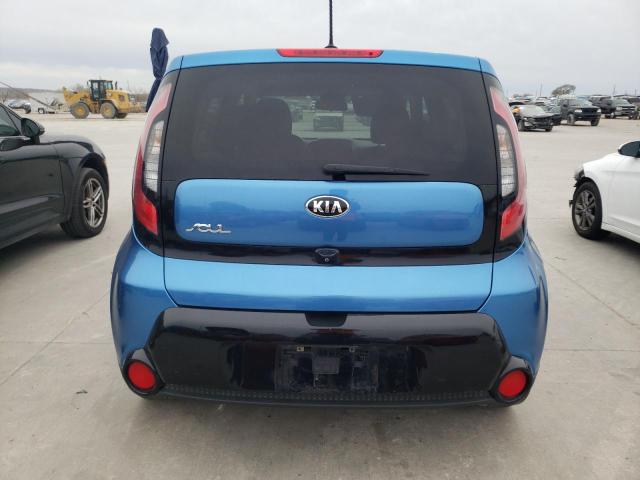 KNDJP3A51G7304287 - 2016 KIA SOUL + BLUE photo 6