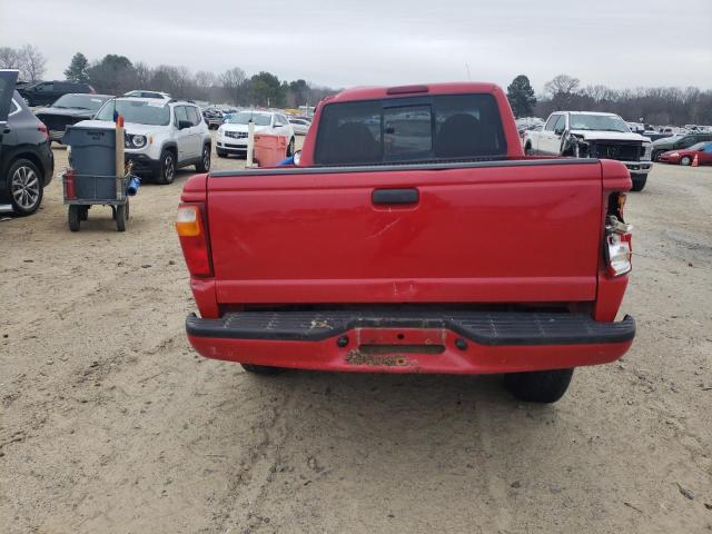 4F4YR12U72TM19891 - 2002 MAZDA B3000 RED photo 6