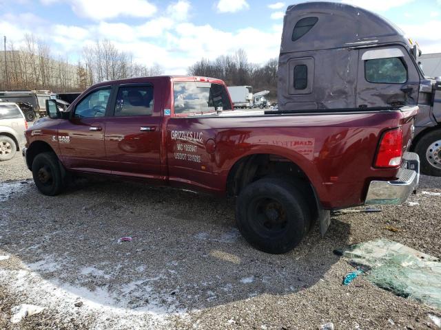 3C63RRHLXJG401016 - 2018 RAM 3500 SLT MAROON photo 2