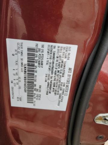 1LNHM81W84Y682489 - 2004 LINCOLN TOWN CAR EXECUTIVE Bordeaux Foto 12