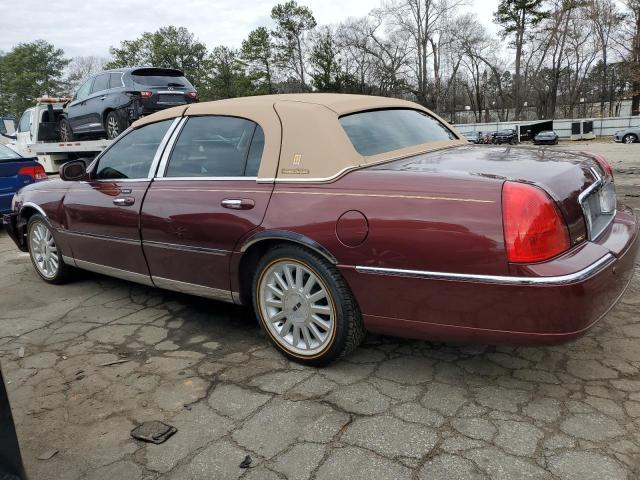 1LNHM81W84Y682489 - 2004 LINCOLN TOWN CAR EXECUTIVE Bordeaux Foto 2