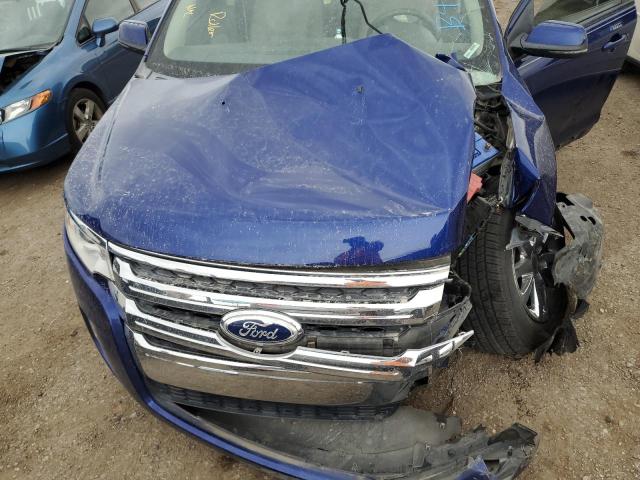 2FMDK3JC5DBB45475 - 2013 FORD EDGE SEL BLUE photo 12