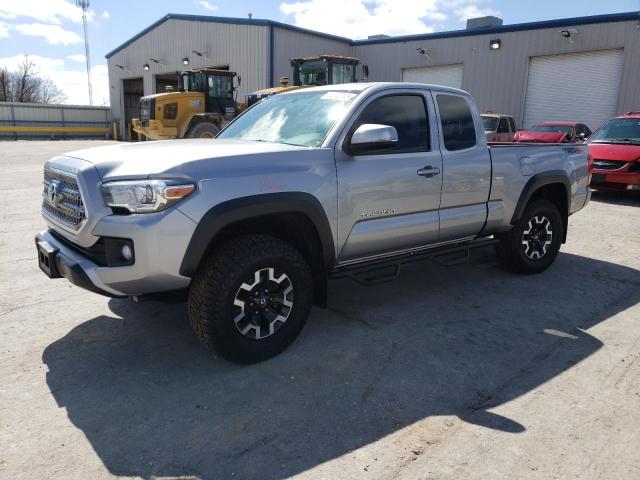 5TFSZ5AN1GX003156 - 2016 TOYOTA TACOMA ACCESS CAB SILVER photo 1