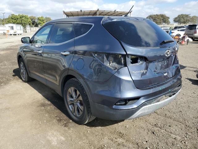 5NMZTDLB2JH095410 - 2018 HYUNDAI SANTA FE S GRAY photo 2