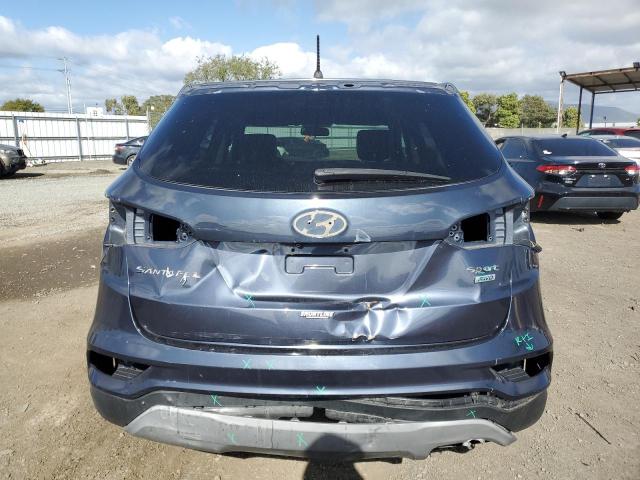 5NMZTDLB2JH095410 - 2018 HYUNDAI SANTA FE S GRAY photo 6