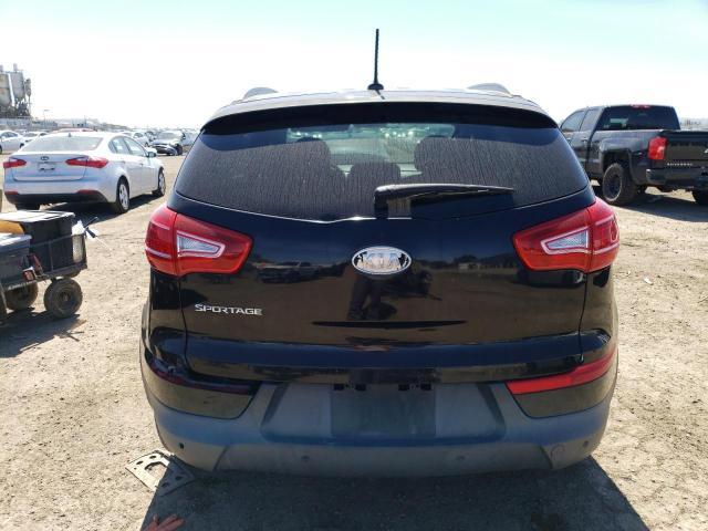 KNDPB3A26C7216974 - 2012 KIA SPORTAGE BASE BLACK photo 6