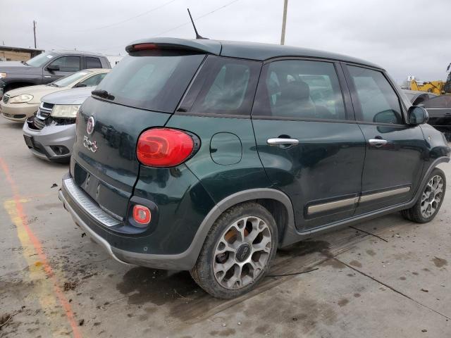 ZFBCFADH9EZ017757 - 2014 FIAT 500L TREKKING GREEN photo 3