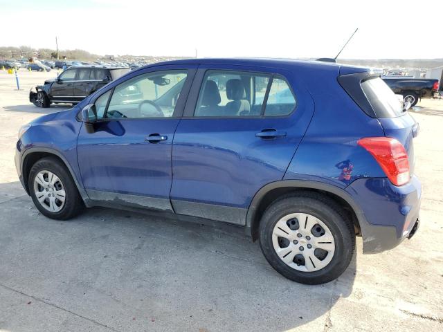 3GNCJKSBXHL155553 - 2017 CHEVROLET TRAX LS BLUE photo 2