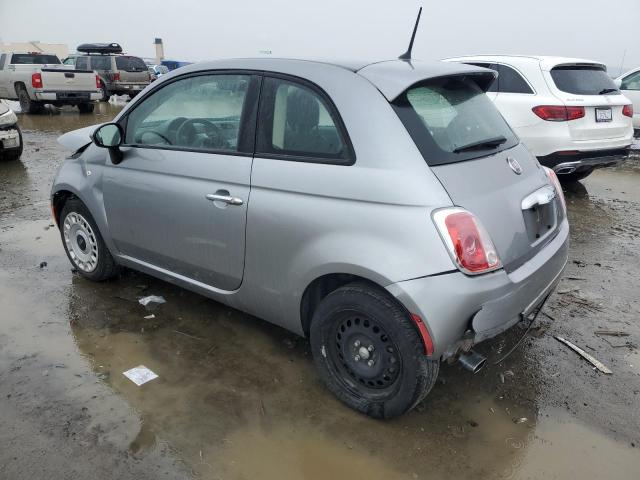 3C3CFFARXFT710115 - 2015 FIAT 500 POP SILVER photo 2