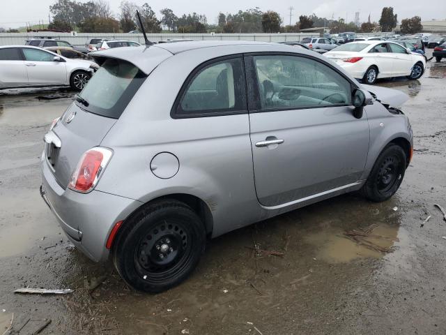 3C3CFFARXFT710115 - 2015 FIAT 500 POP SILVER photo 3