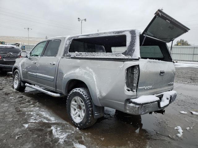 5TBDT44106S533841 - 2006 TOYOTA TUNDRA DOUBLE CAB SR5 SILVER photo 2